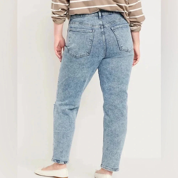 Old Navy Denim - Old navy acid wash high rise o.g straight jeans sz 10